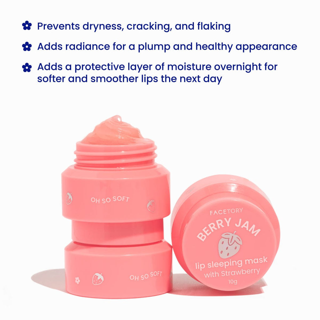 Berry Jam Lip Sleeping Mask with Strawberry