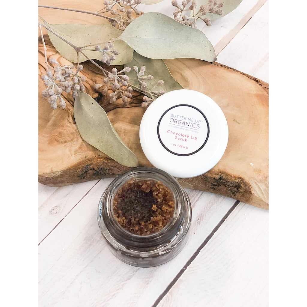 Organic Chocolate Lip Scrub Flaky Chapped Lips