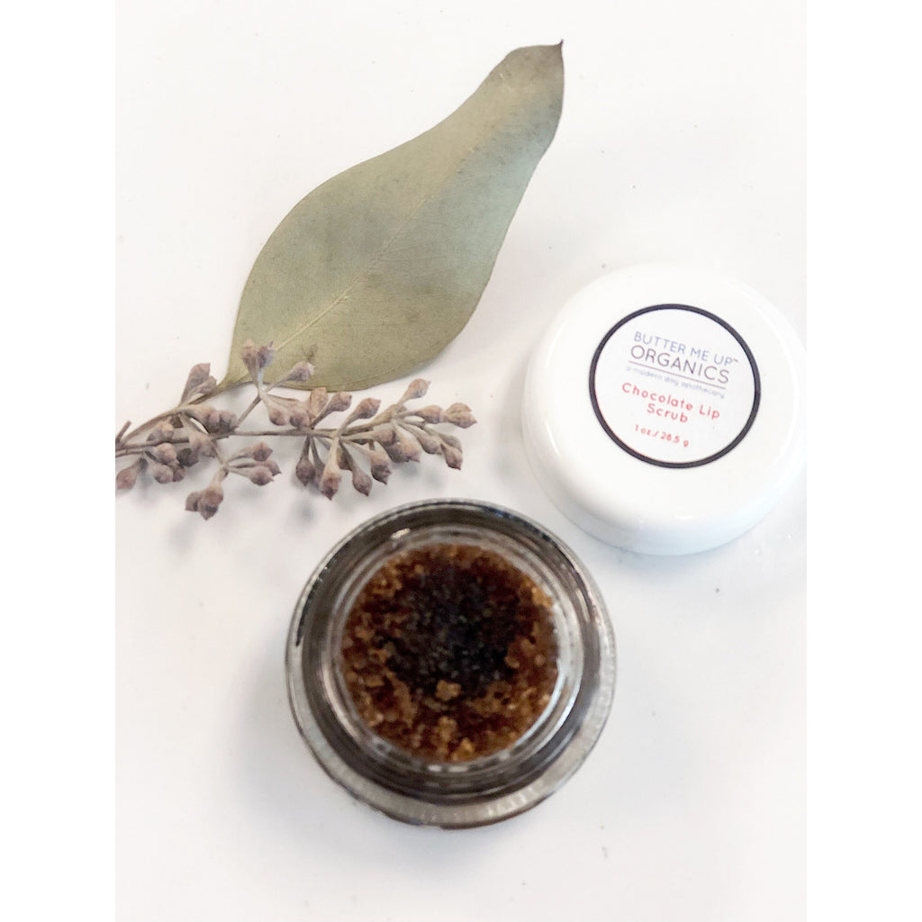 Organic Chocolate Lip Scrub Flaky Chapped Lips